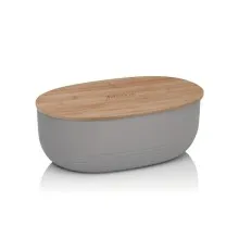 Хлібниця Kela Namur Gray 37,5х23х14 см (12062)
