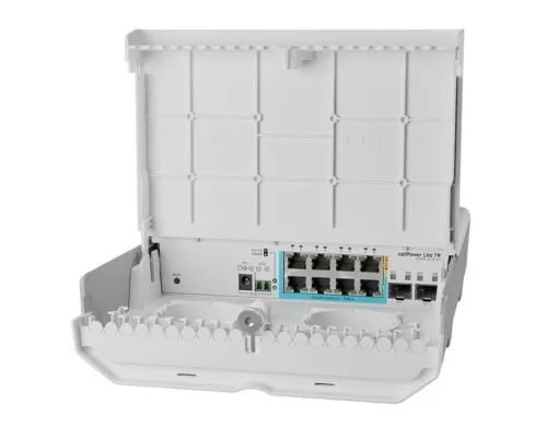 Комутатор мережевий Mikrotik CSS610-1Gi-7R-2S+OUT