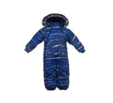 Комбінезон дитячий Huppa ORION 36300030 темно-синій з принтом 74 (4741468717074)