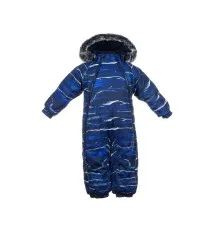 Комбінезон дитячий Huppa ORION 36300030 темно-синій з принтом 74 (4741468717074)
