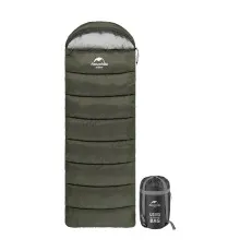 Спальний мішок Naturehike U150 NH20MSD07 Green Left (6927595764398-L)