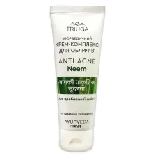 Крем для обличчя Triuga Ayurveda Mix Anti-Acne Neem Аюрведичний для проблемної шкіри 75 мл (4820164641590)