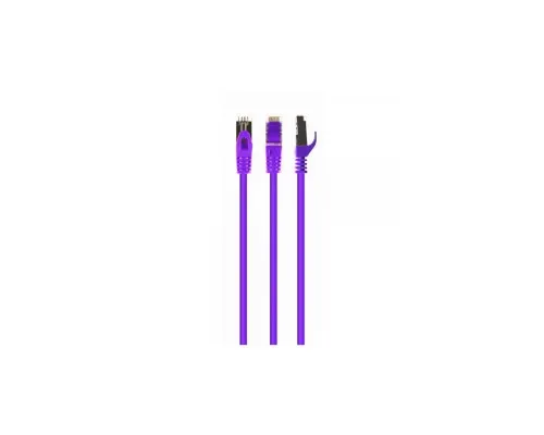Патч-корд 10м S/FTP Cat 6A CU LSZH violet Cablexpert (PP6A-LSZHCU-V-10M)