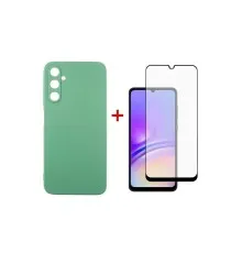 Чохол до мобільного телефона Dengos Kit for Samsung Galaxy A05s (A057) case + glass (Mint) (DG-KM-10)