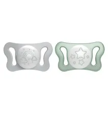 Пустушка Chicco Physioforma Micro силіконова від 0 до 2 місяців Нейтральна 2 шт (75126.41)