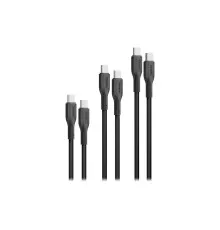 Дата кабель USB-C to USB-C 2.0m Promate (cablekit-cc.black)