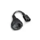 Кабель живлення C14 to Schuko 0.15m Cablexpert (PC-SFC14M-01)