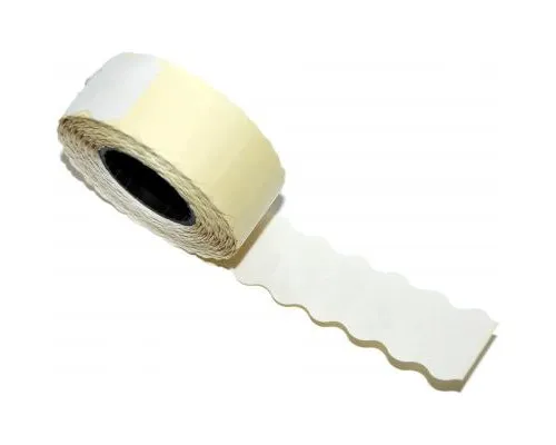 Етикет-стрічка Aurika 22х12 white, 30 рул (2212W)