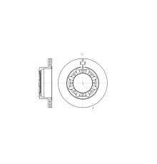 Гальмівний диск REMSA 61170.10