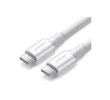 Дата кабель USB-C to USB-C 1.0m US300 20V/5A 100W White Ugreen (60551)