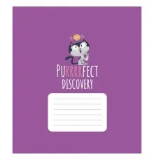 Зошит Школярик Purrrfect cats 24 аркуша лінія (024-3562L)