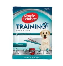 Пелюшки для собак Simple Solution Training Premium Dog Pads 50 шт 58х60 см (0010279134016)