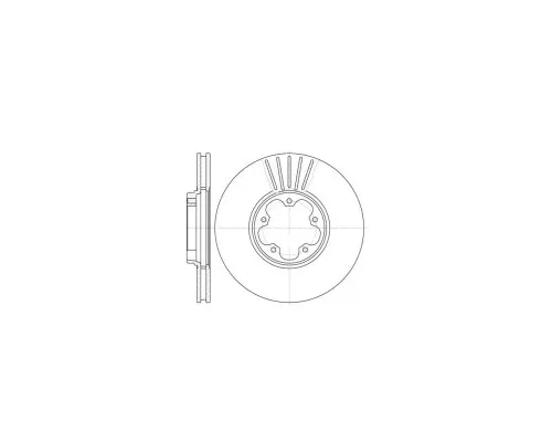 Гальмівний диск REMSA 6609.10
