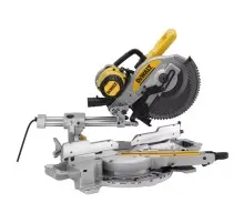 Торцювальна пила DeWALT 1675 Вт, диск 250х30 мм, 4000 об/хв, XPS, 22 кг (DWS727)