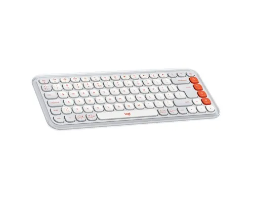 Клавіатура Logitech POP Icon Keys Bluetooth UA Off-White (920-013072)