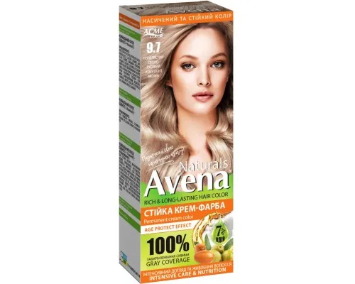 Фарба для волосся Acme Color Avena Naturals Стійка 9.7 - Ashy Light Brown (4823115503084)