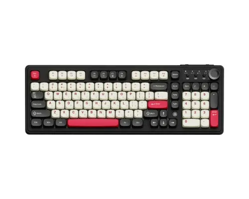 Клавіатура Ajazz AF98 Plus Wireless/Bluetooth/USB UA Black/White/Red (AF98-PLUS-BSR)