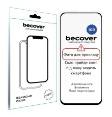 Скло захисне BeCover 10D Motorola Moto G06 / G06 Power 4G Black (714365)