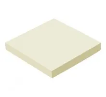 Папір для нотаток Buromax with adhesive layer 76х76мм, 100sheets, JOBMAX, yellow (BM.2312-01)