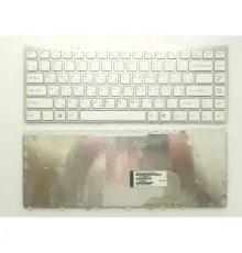 Клавіатура ноутбука Sony VGN-FW series белая UA (A43345)