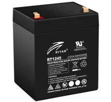 Батарея до ДБЖ Ritar AGM RT1245, 12V-4.5Ah, Black (RT1245B)