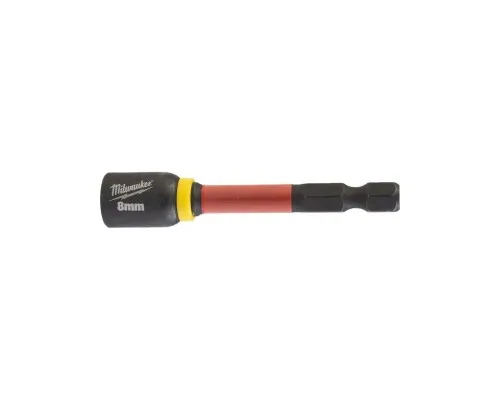 Головка магнітна Milwaukee 1/4", шестигранна, 8 мм Shockwave, ударостійка (4932492439)