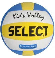 М'яч волейбольний Select Kids Volley New білий, жовтий, синій 4 214460-329 (5703543040308)