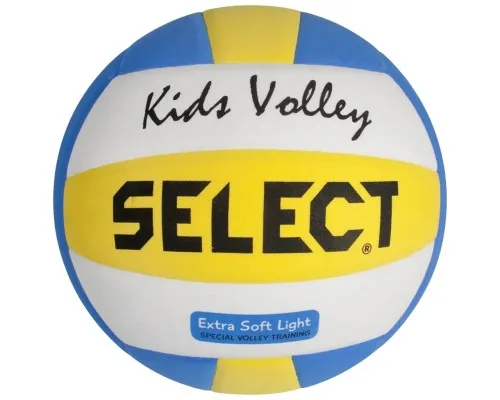 М'яч волейбольний Select Kids Volley New білий, жовтий, синій 4 214460-329 (5703543040308)