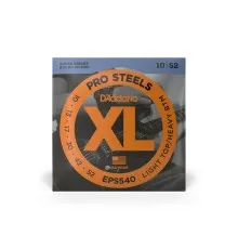Струни для гітари D'Addario XL ProSteels Light Top / Heavy Bottom (10-52) (EPS540)
