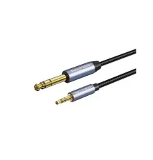 Кабель мультимедійний 6.35mm M to 3.5mm M 3.0m Cabletime (CA915279)