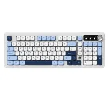Клавіатура Ajazz AF98 Plus Wireless/Bluetooth/USB UA White/Blue (AF98-PLUS-GB)