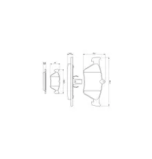 Гальмівні колодки Bosch 0 986 461 129