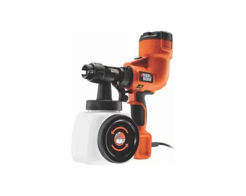 Фарбопульт Black&Decker 400 Вт, бак 1180 мл, (HVLP200)