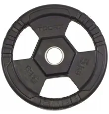 Диск для штанги Toorx 1 кг 25 мм Чорний (DGG-1) (931404)