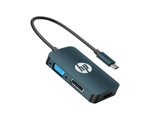Перехідник USB-C to HDMI + VGA + DP HP (HP_DHC-CT200)
