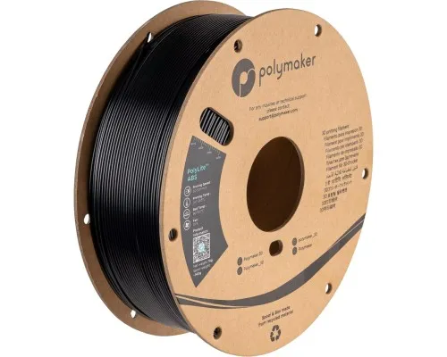 Пластик для 3D-принтера Polymaker ABS POLYLITE 1,75mm 1kg Black (PE01001)