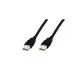 Дата кабель USB 2.0 AM/AM 1.0m Digitus (AK-300100-010-S)