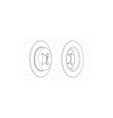 Гальмівний диск FERODO DDF2071C