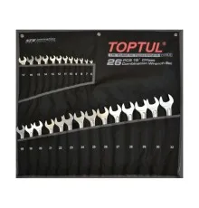 Ключ Toptul ключів комбінованих 26 шт 6-32 мм Super-Torque (GPAW2601)