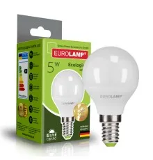 Лампочка Eurolamp LED G45 5W E14 4000K 220V (LED-G45-05144(P))