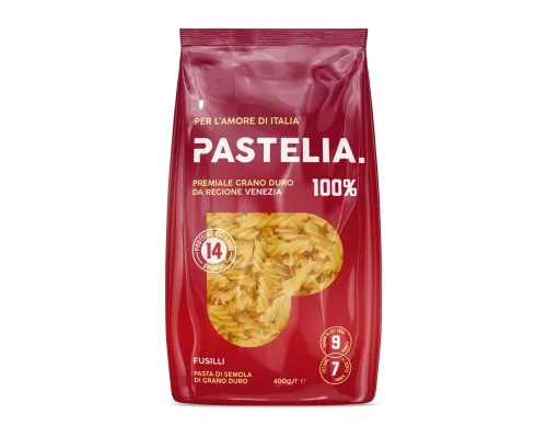 Макарони Pastelia Спіральки 400 г (4820167530419)