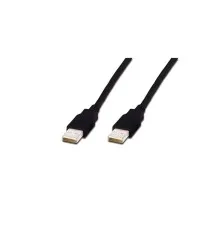 Дата кабель USB 2.0 AM/AM 1.8m Digitus (AK-300100-018-S)