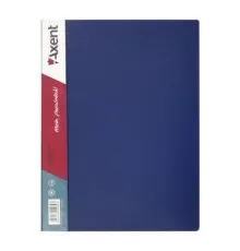Папка з файлами Axent 40 sheet protectors, blue (1040-02-А)