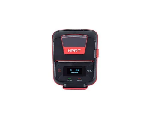 Принтер чеків HPRT HM-E300 мобільний, Bluetooth, USB, червоний+чорний (14656)