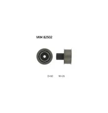 Ролик натягувача ременя SKF VKM 82502