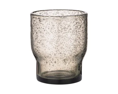 Набір склянок Ardesto Bubble 300мл, 2шт, скло, сірий (AR2630GY)