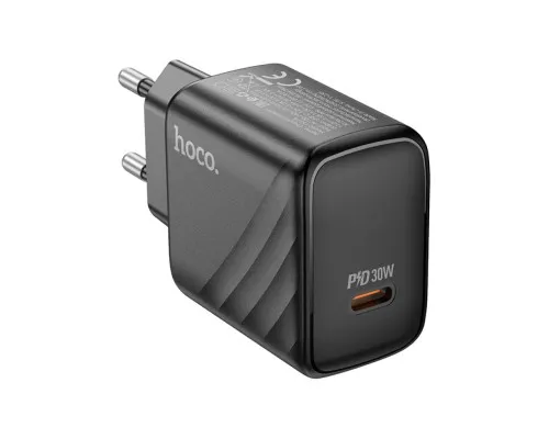 Зарядний пристрій HOCO CS22A Value USB-C PD30W Black (6942007609913)