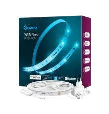 Світлодіодна стрічка Govee H615A LED 5.0m, RGB, WI-FI/Bluetooth, microphone, white (H615A3A3)