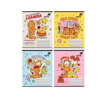 Зошит Kite Garfield, 12 аркушів, коса лінія (GF26-235)