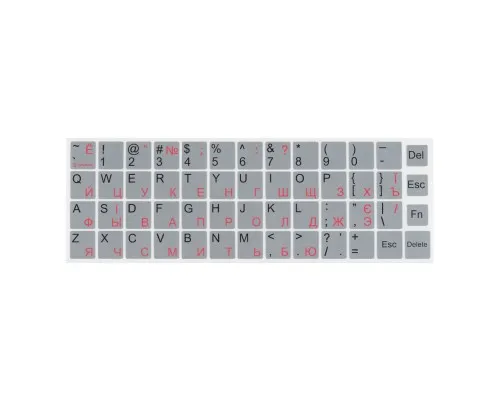 Наклейка на клавіатуру Brain silver (STBRNTRSILVER)